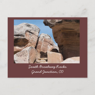 South Broadway Rocks, Grand Junction, CO-Briefkaar Briefkaart