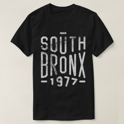 South Bronx 1977 T-shirt (Design voorkant)