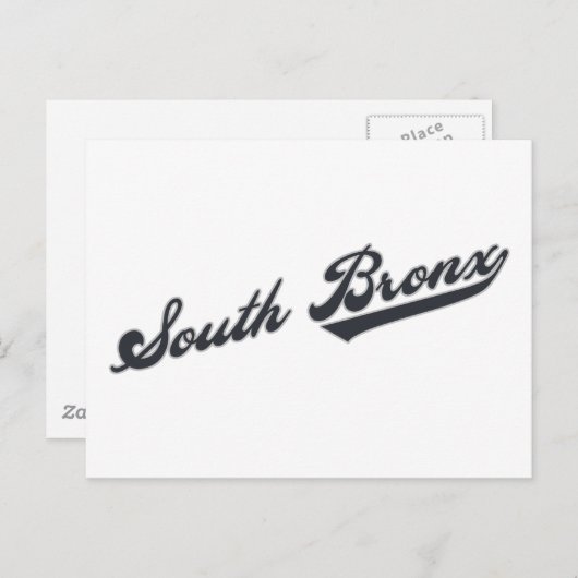 South Bronx Briefkaart (Voorkant / Achterkant)