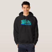 South Butte Blue op Blue Mountain Hoodie (Voorkant volledig)