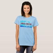 South Butte Blue op Blue Woman's Shirt (Voorkant volledig)