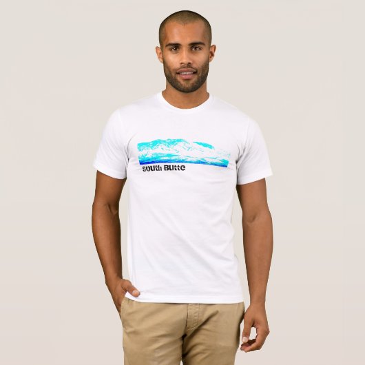 South Butte White Mountain T T-shirt (Voorkant volledig)