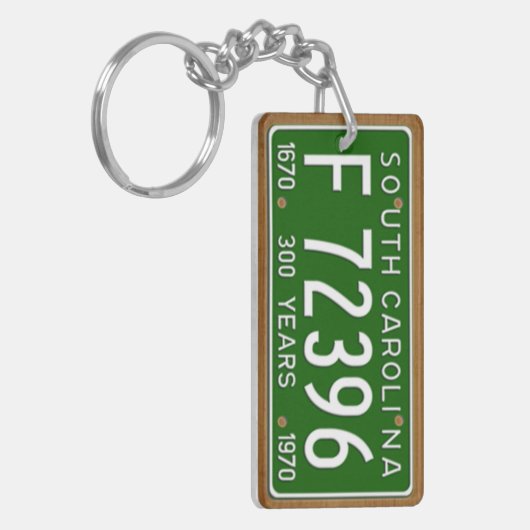 South Carolina 1970  Bord Sleutelhanger (Voorkant Links)