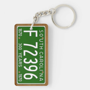 South Carolina 1970 Bord Sleutelhanger