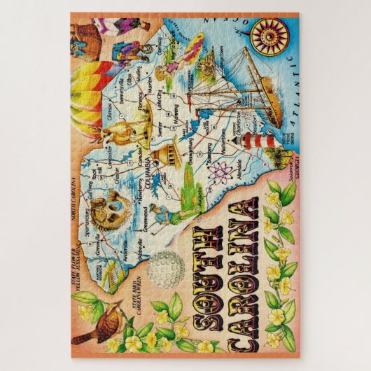 South Carolina 20x30 puzzel Legpuzzel (Verticaal)