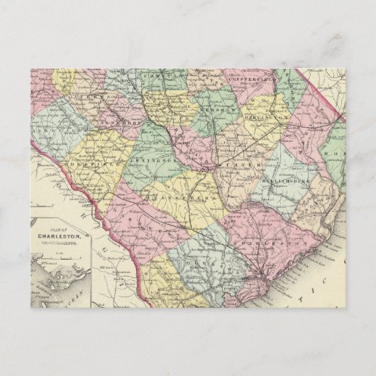 South Carolina 5 Briefkaart (Voorkant)