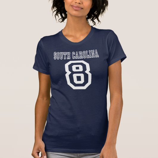 South Carolina 8 T-shirt (Voorkant)