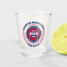 South Carolina 8th Star Patriotic Shot glas