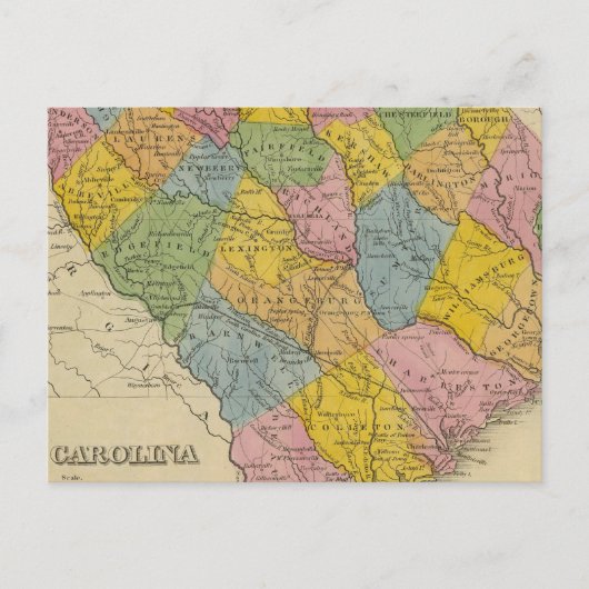 South Carolina 9 Briefkaart (Voorkant)