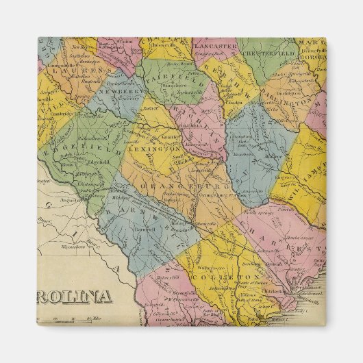 South Carolina 9 Magneet (Voorkant)