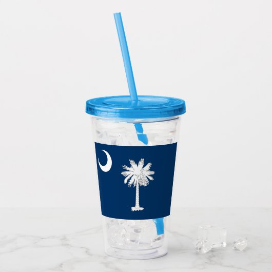 South Carolina Acryl Drinkbeker (Voorkant ijs)