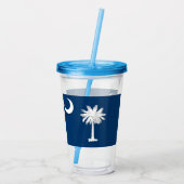 South Carolina Acryl Drinkbeker (Achterkant)