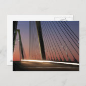 South Carolina, Arthur Ravenel Jr. Bridge Briefkaart (Voorkant / Achterkant)
