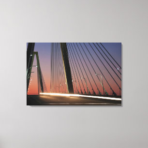South Carolina, Arthur Ravenel Jr. Bridge Canvas Afdruk