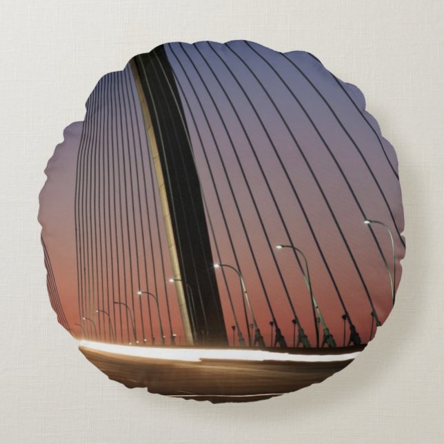 South Carolina, Arthur Ravenel Jr. Bridge Rond Kussen (Voorkant)