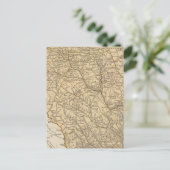 South Carolina Atlas Map Briefkaart (Staand voorkant)