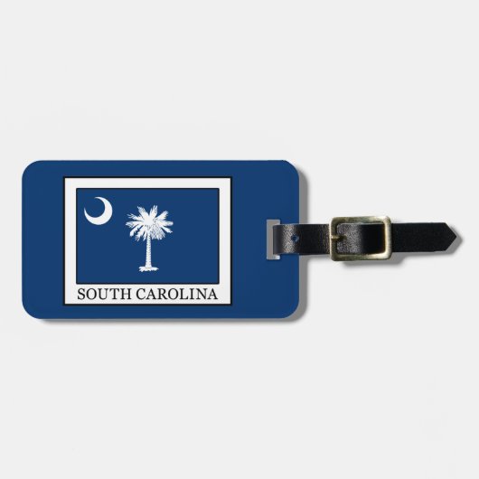 South Carolina Bagagelabel (Voorkant horizontaal)