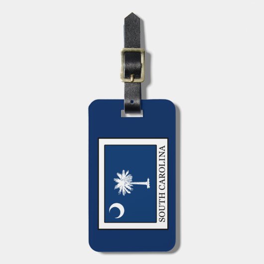 South Carolina Bagagelabel (Voorkant verticaal)