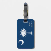 South Carolina Bagagelabels, patriot Carolina Flag Bagagelabel (Achterkant verticaal)