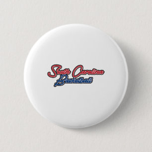 South Carolina Basketbal (usa Kleuren) Ronde Button 5,7 Cm