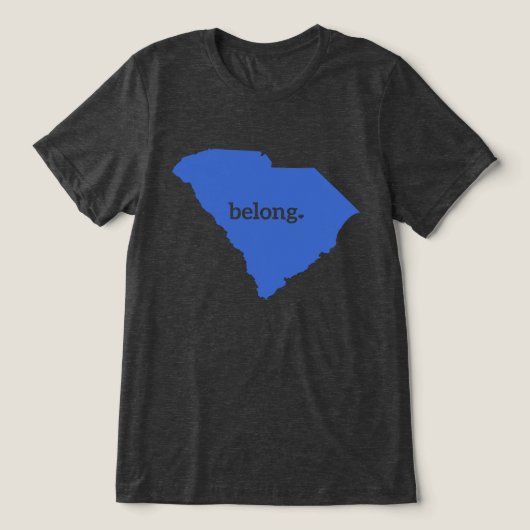 South Carolina behoort tot de trots van de staat Tri-Blend Shirt (Design voorkant)