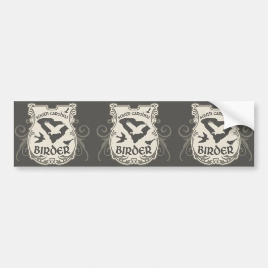 South Carolina Birder Bumpersticker (Voorkant)