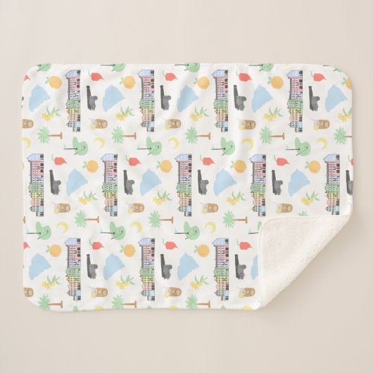 South Carolina Blanket Sherpa Deken (Voorkant (horizontaal))