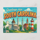 SOUTH CAROLINA BRIEFKAART (Voorkant)