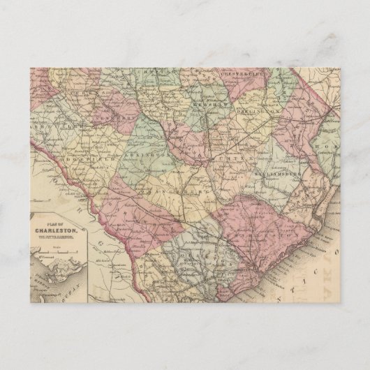 South Carolina Briefkaart (Voorkant)