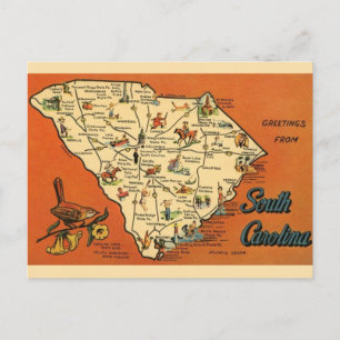 South Carolina  Briefkaart