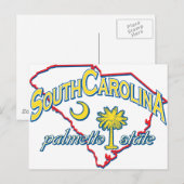 South Carolina Briefkaart (Voorkant / Achterkant)