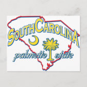 South Carolina Briefkaart (Voorkant)
