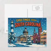 SOUTH CAROLINA BRIEFKAART (Voorkant / Achterkant)