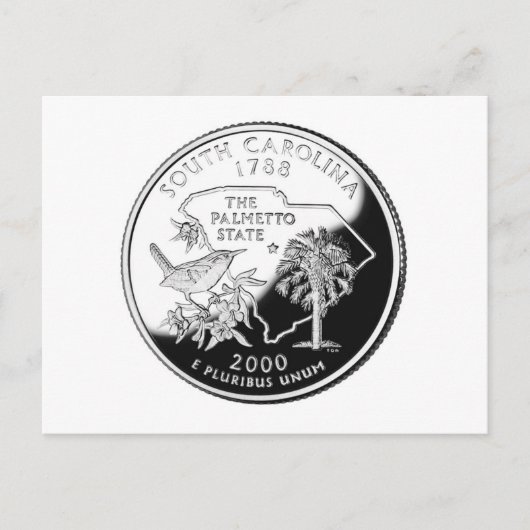 South Carolina Briefkaart (Voorkant)