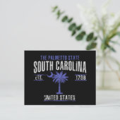 South Carolina Briefkaart (Staand voorkant)