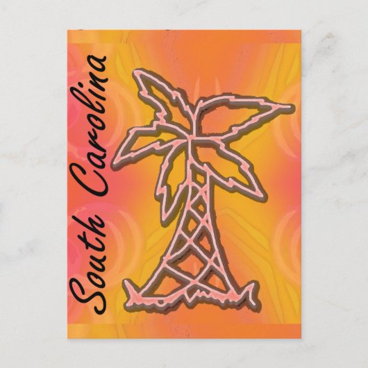 South Carolina Briefkaart (Voorkant)