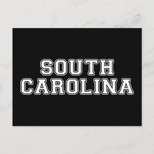 South Carolina Briefkaart (Voorkant)