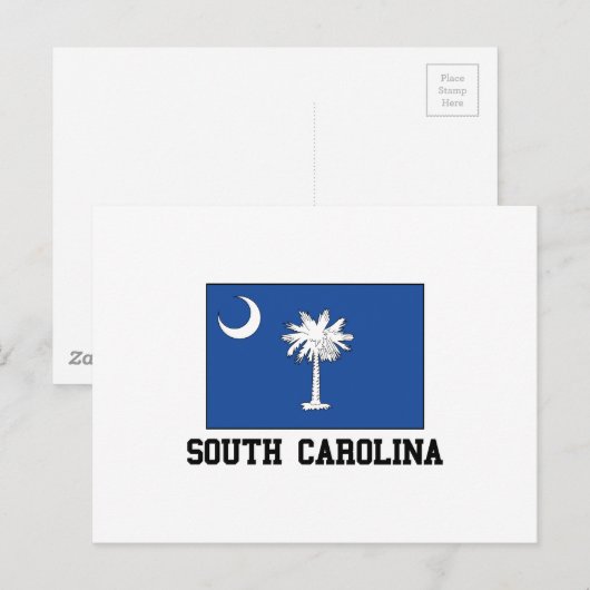 South Carolina Briefkaart (Voorkant / Achterkant)
