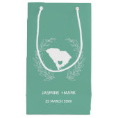 South Carolina bruiloft bevoordeelt douane  Klein Cadeauzakje (Voorkant)