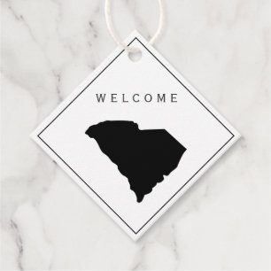 South Carolina bruiloft welkomsttas cadeau Label