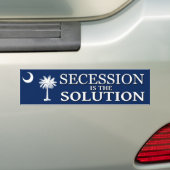 South Carolina Bumpersticker van de afscheiding (Op auto)