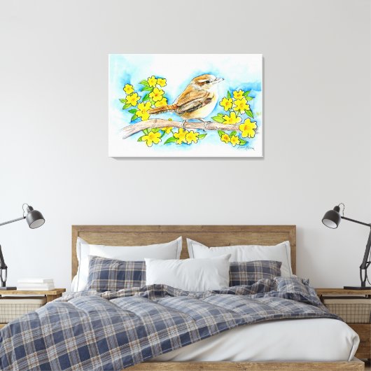 South Carolina Canvas Afdruk (Insitu (Slaapkamer))