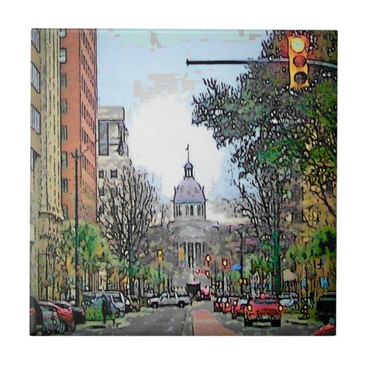 South Carolina Capital Tegeltje (Voorkant)