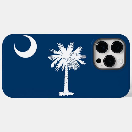 South Carolina Case-Mate iPhone Case (Achterkant (horizontaal))