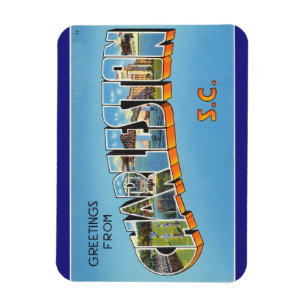 South Carolina, Charleston strandmagneet Magneet