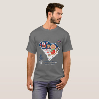South Carolina Christmas T-shirt