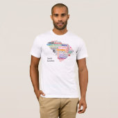 South Carolina City Map T-shirt (Voorkant volledig)