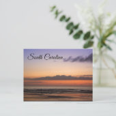 South Carolina Coastal Sunrise Briefkaart (Staand voorkant)