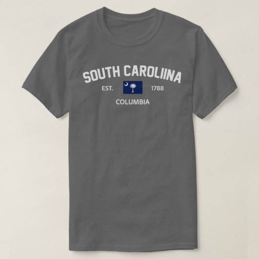 South Carolina Collegiate Preppy T-shirt (Design voorkant)