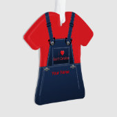 South Carolina County Overalls Ornament (voorkant)